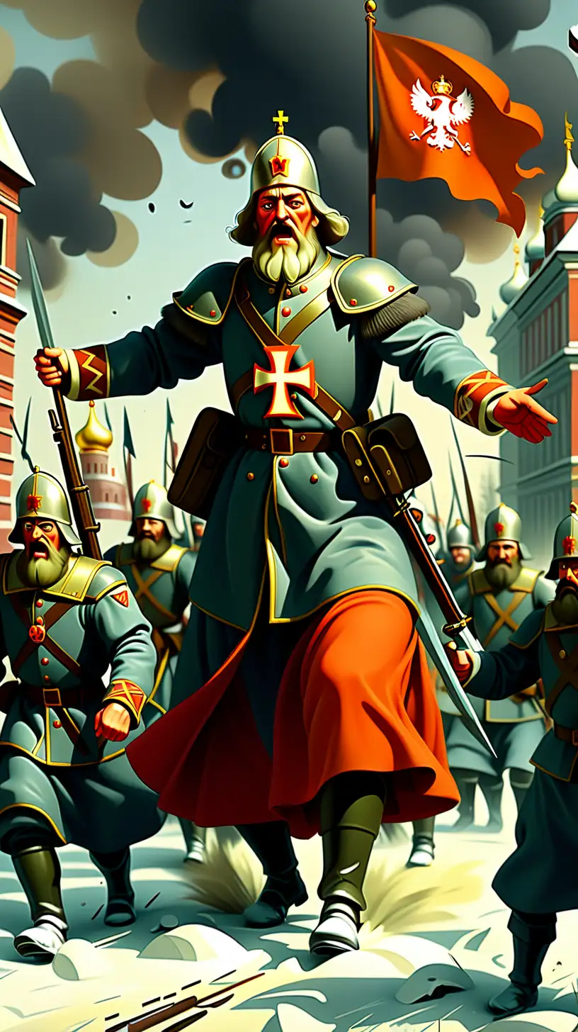 Ivan IV Era Russian Citizens Confront Military Oppression