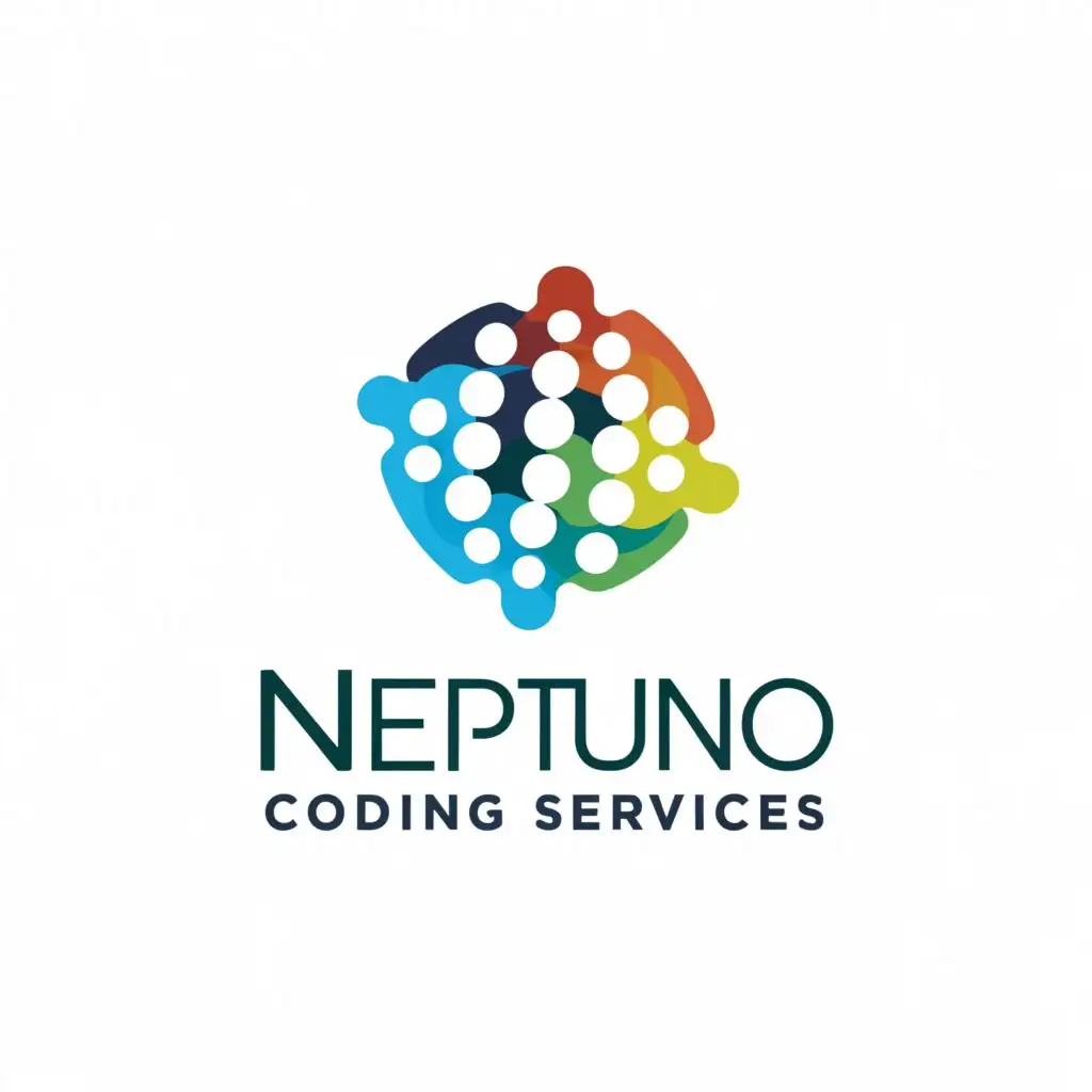 a logo design,with the text "Neptuno Coding Services", main symbol:world,Moderate,be used in Internet industry,clear background