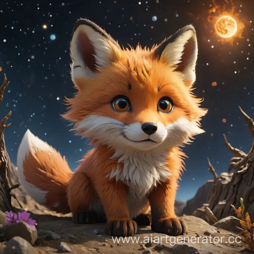 Fox-Cub-Embodies-the-Cosmic-Universe