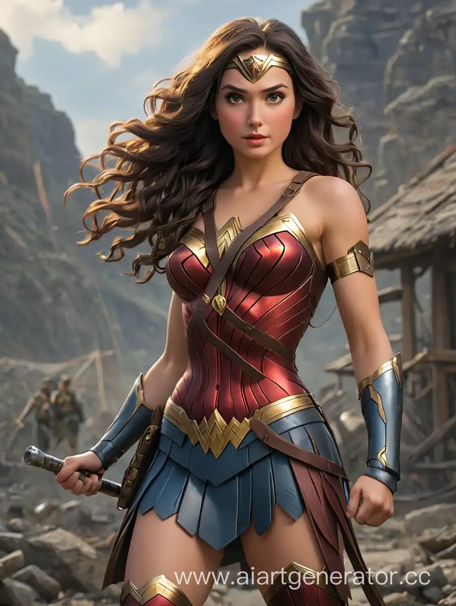 Wonder-Woman-in-Action-Heroic-Pose-in-a-Vibrant-Setting