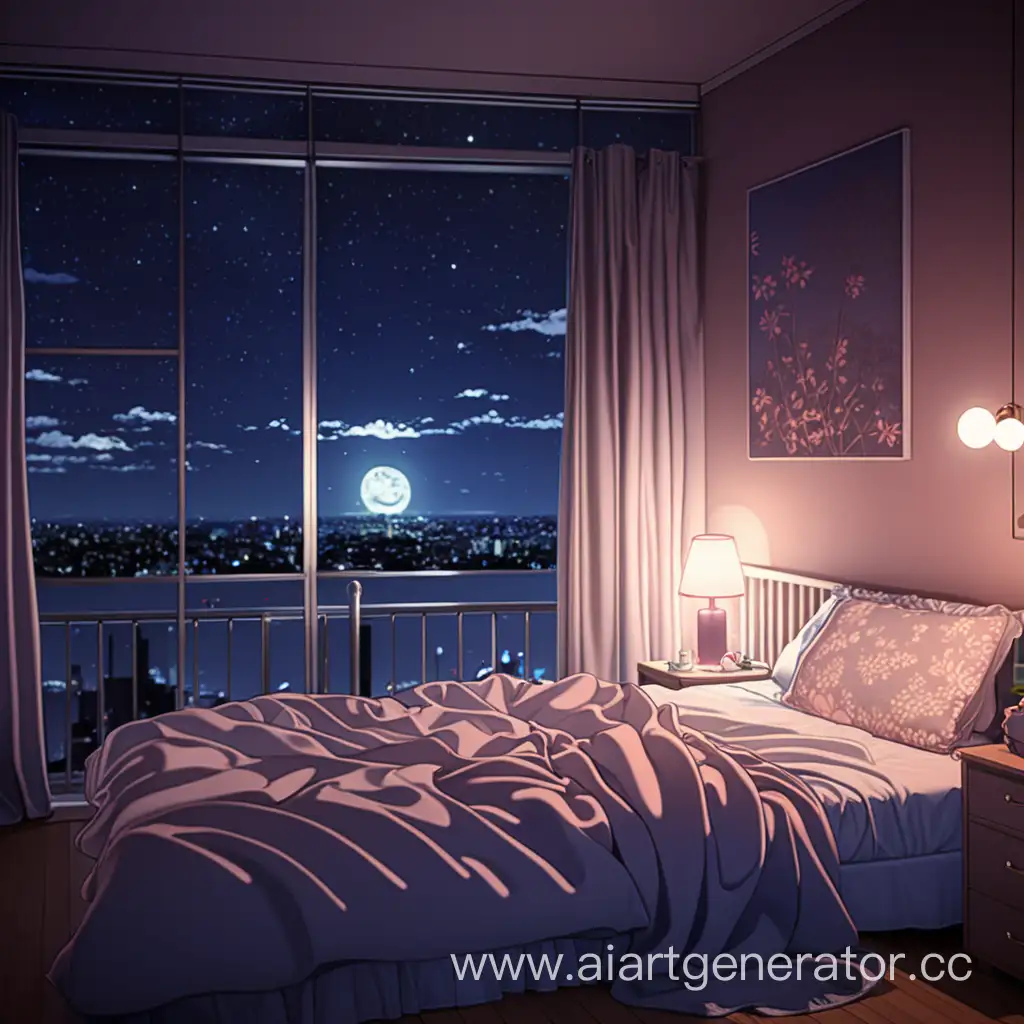 Enchanting-Anime-Night-in-Bedroom