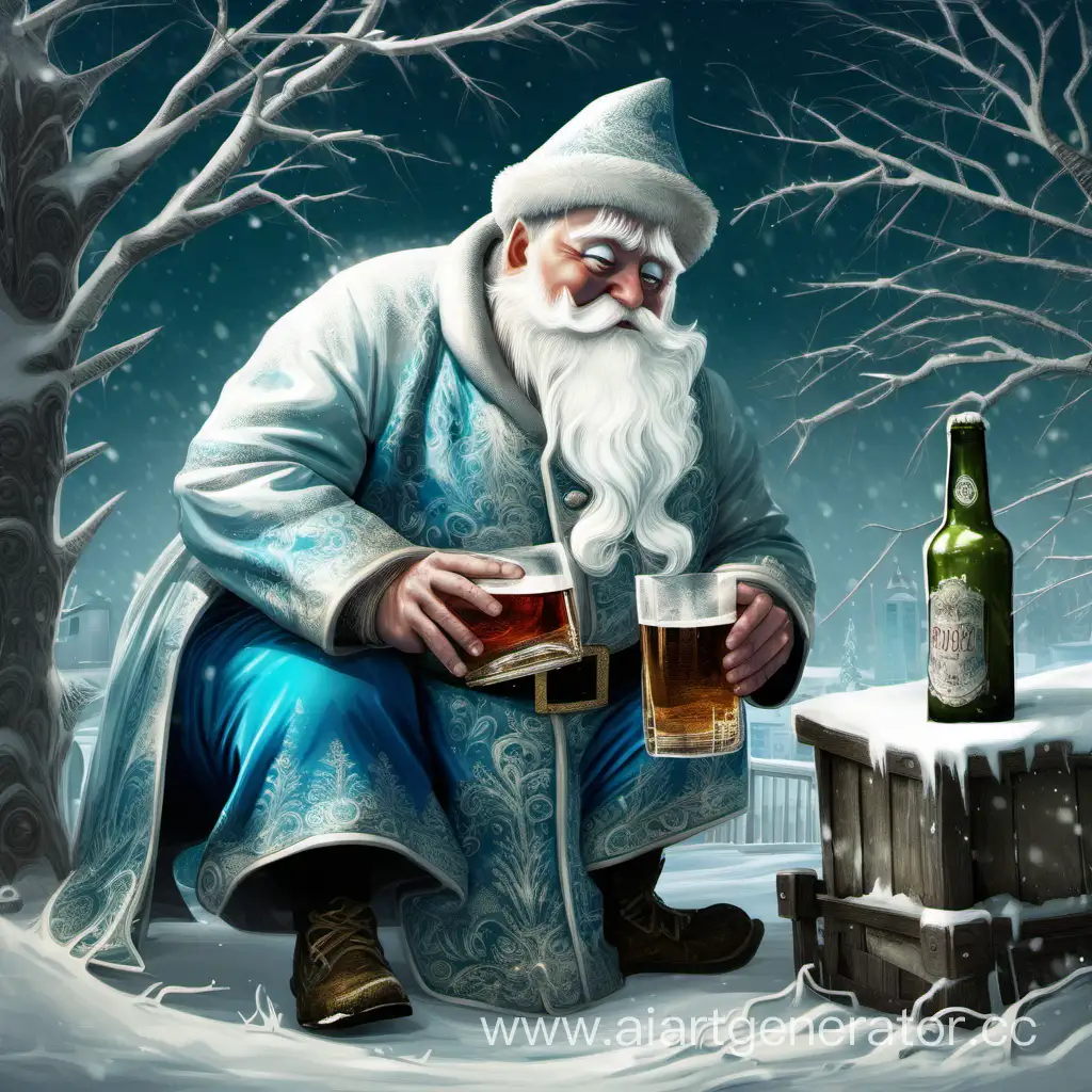 Пьяный Дед Мороз