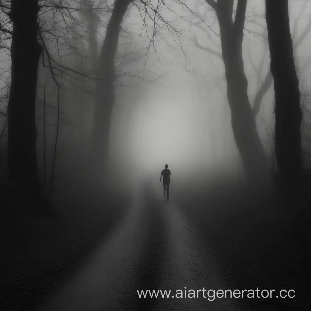 Eerie-Night-Encounter-Fleeing-Through-Misty-Forest