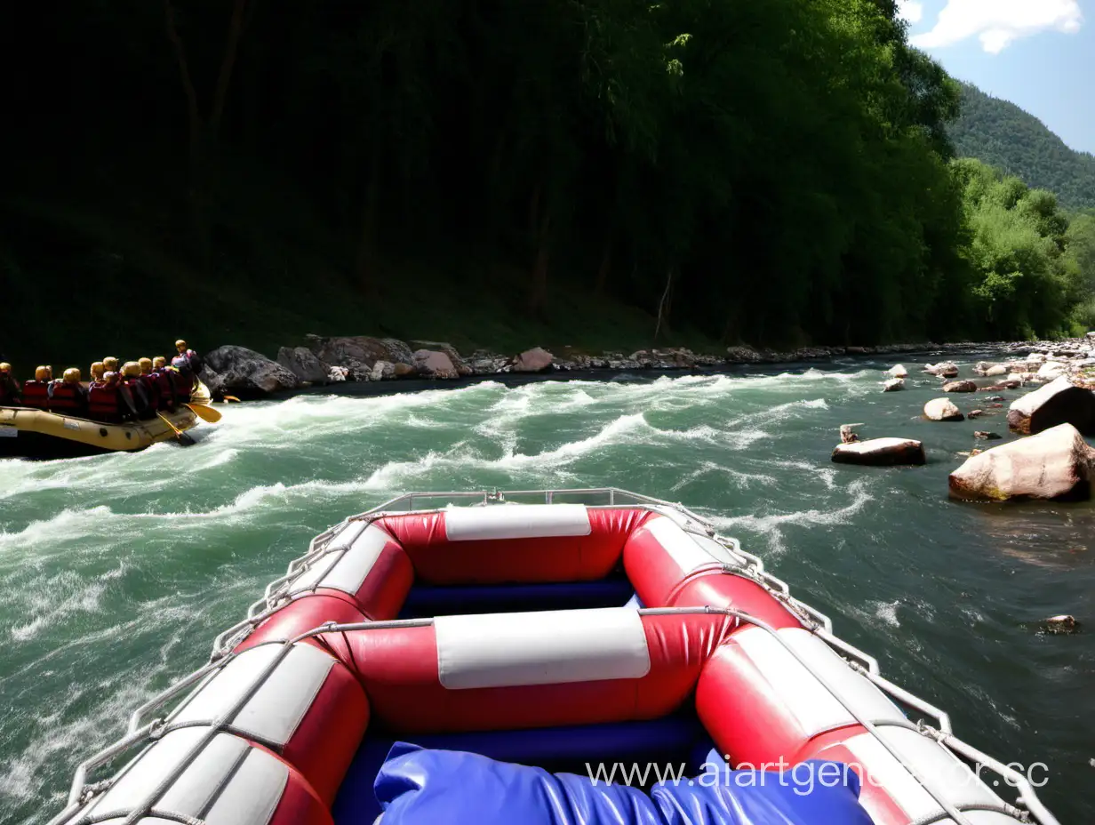 Scenic-Rafting-Adventure-View-from-Stern-to-Other-Side