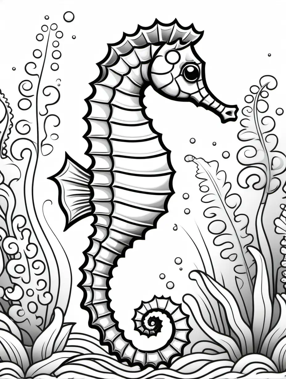 How To Draw a Seahorse | Sketch Art Lesson (Step by Step) - YouTube