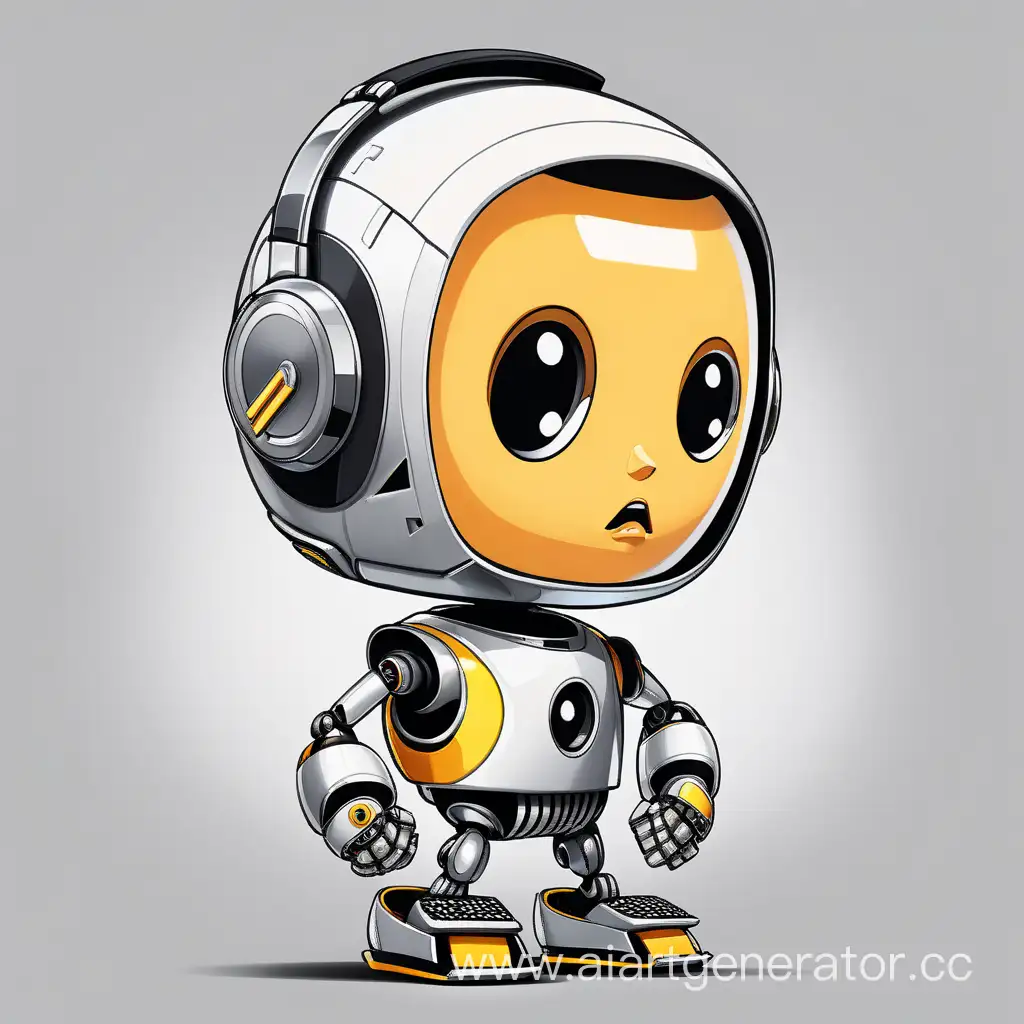 Young-Boy-Robot-with-Unique-Rapper-Style-and-Oval-Face