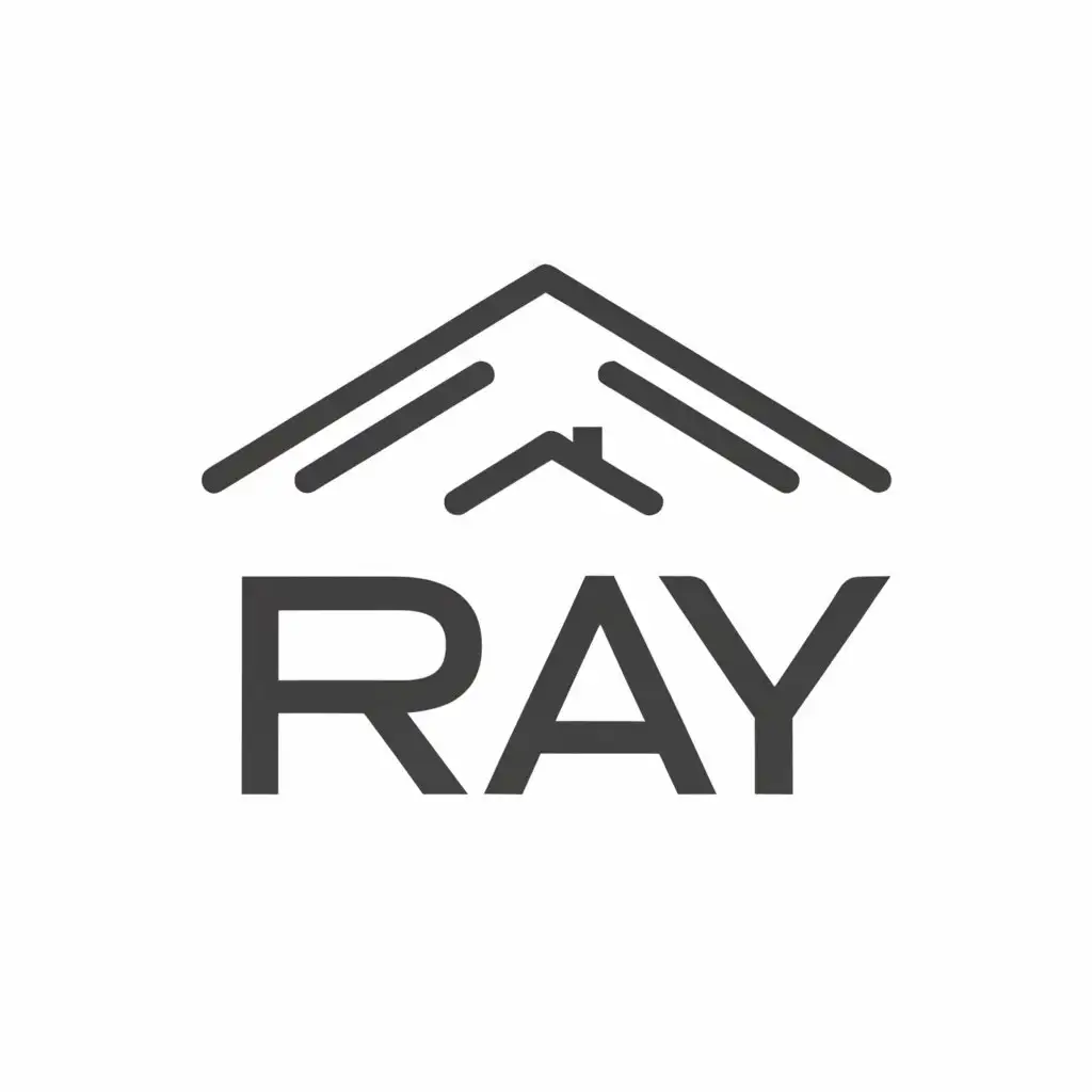 a logo design,with the text "RAY", main symbol:art,Minimalistic,be used in Home Family industry,clear background