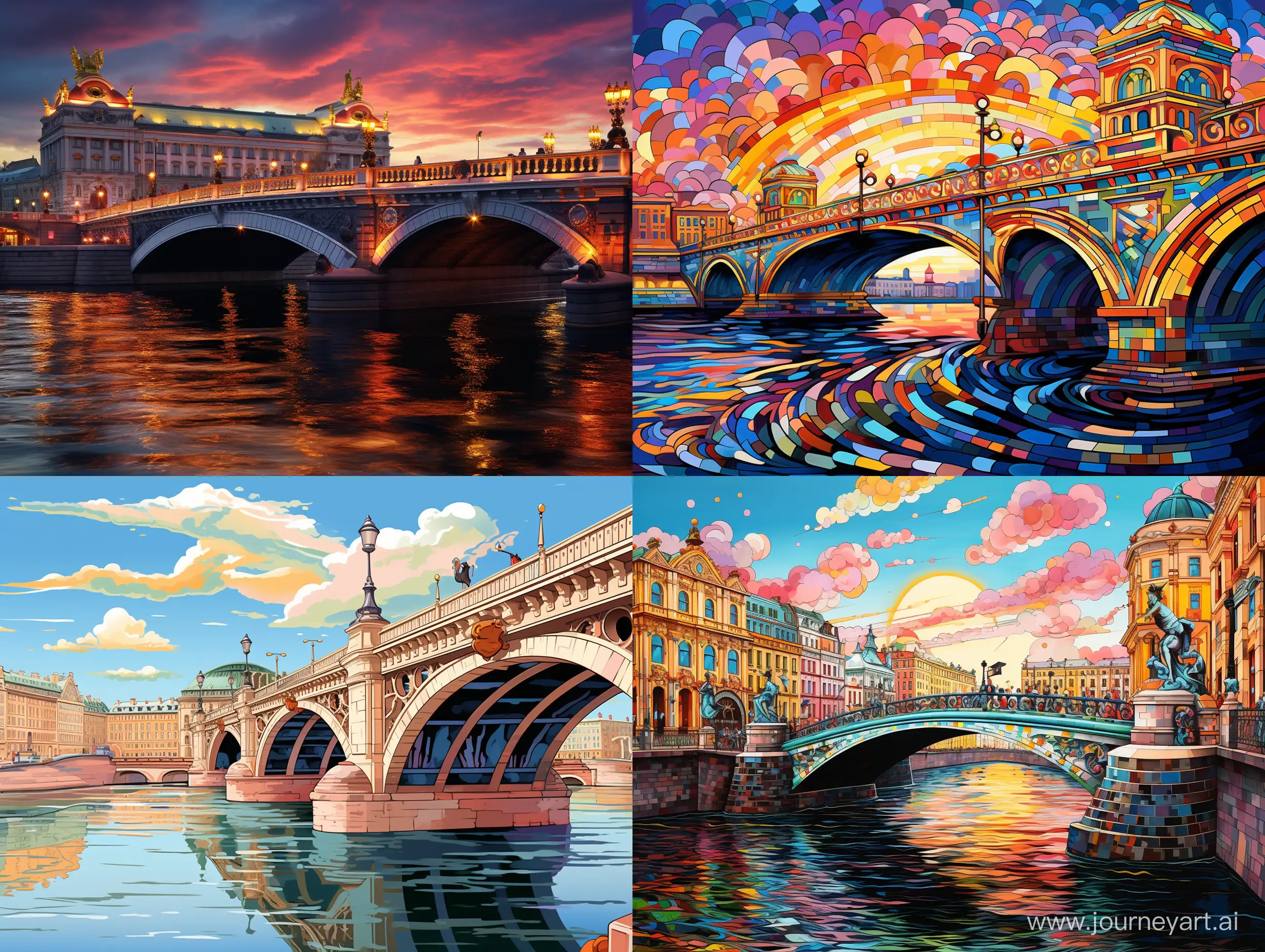 St-Petersburgs-Vibrant-Palace-Bridge-at-Sunset