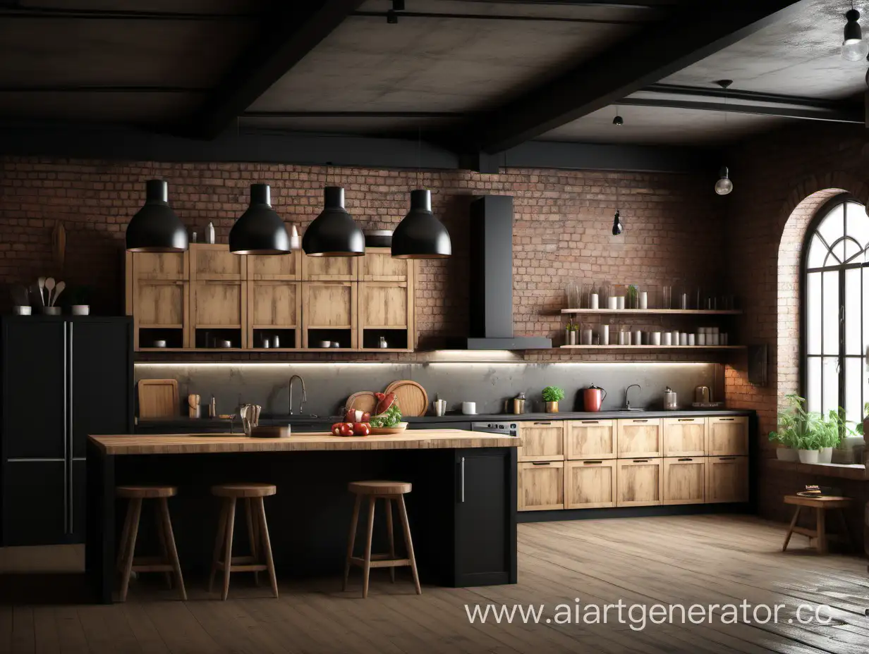 Modern-Loft-Style-Kitchen-Realism-in-High-Resolution