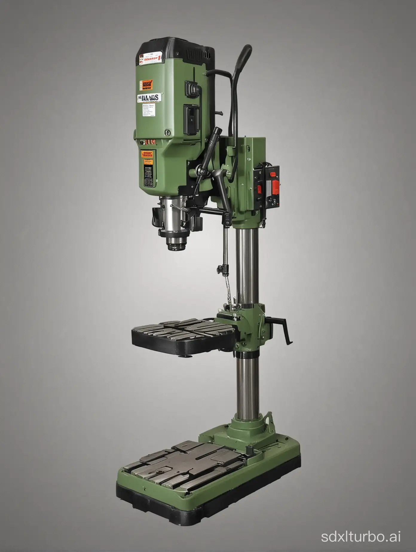 Industrial-Worker-Operating-a-Drill-Machine