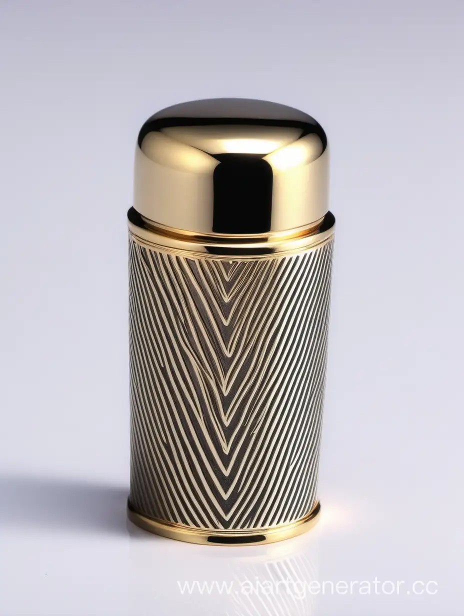 Zamac-Perfume-Decorative-Ornamental-Long-Cap-with-Metallizing-Finish