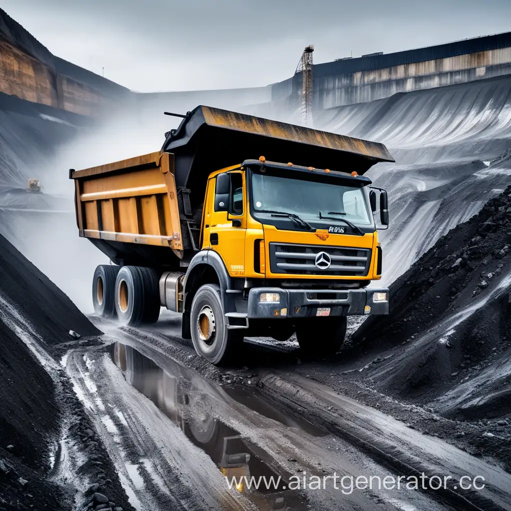 Hardworking-Dump-Truck-in-Challenging-Coal-Mine-Environment