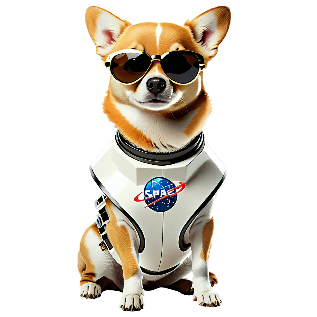 Space-Dog-PNG-Captivating-Cosmic-Canine-Art-for-Stellar-Digital-Content