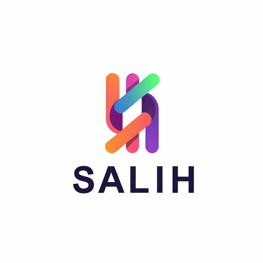 a logo design,with the text "SALIH", main symbol:ERP SOLUTIONS,Moderate,be used in Technology industry,clear background