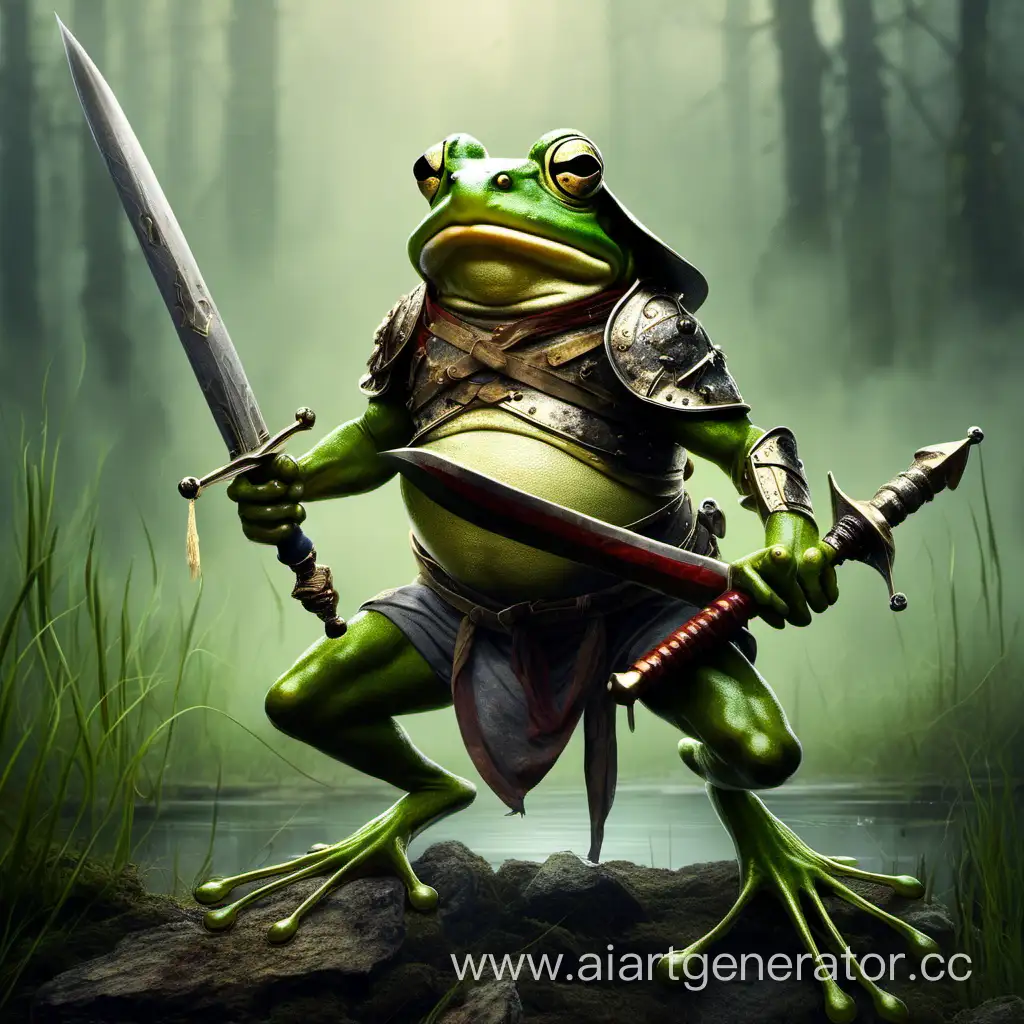 Majestic-Warrior-Frog-Amidst-Enchanted-Swamp