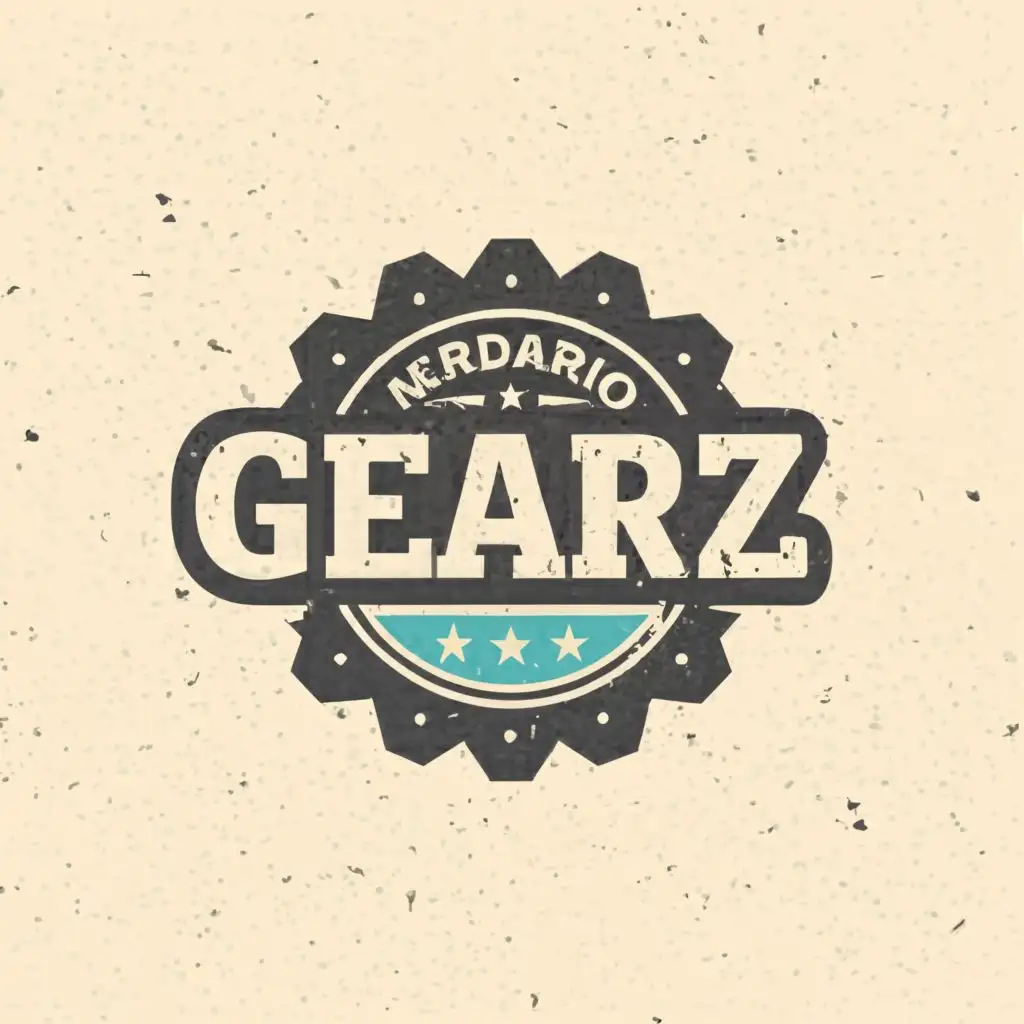 logo, Symbols of quality, trust and integrity, with the text "Nerdario Gearz", typography, be used in Retail industry