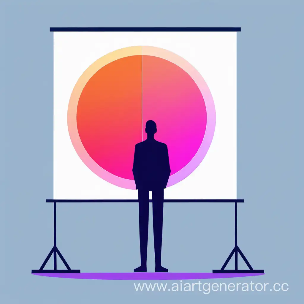 Minimalist-Presentation-Person-Giving-Speech-in-Vibrant-Gradient