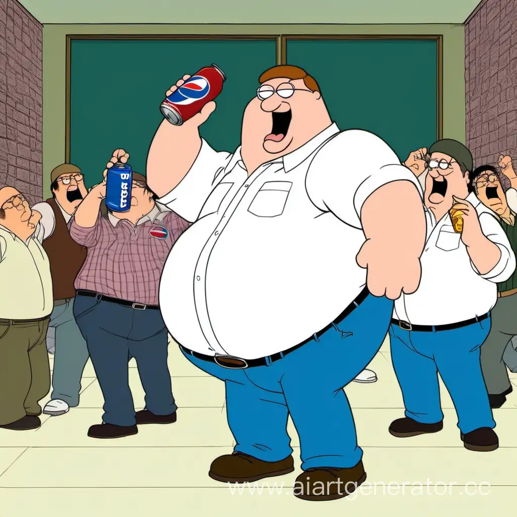 Peter-Griffin-Enjoying-a-Refreshing-Pepsi-Dance