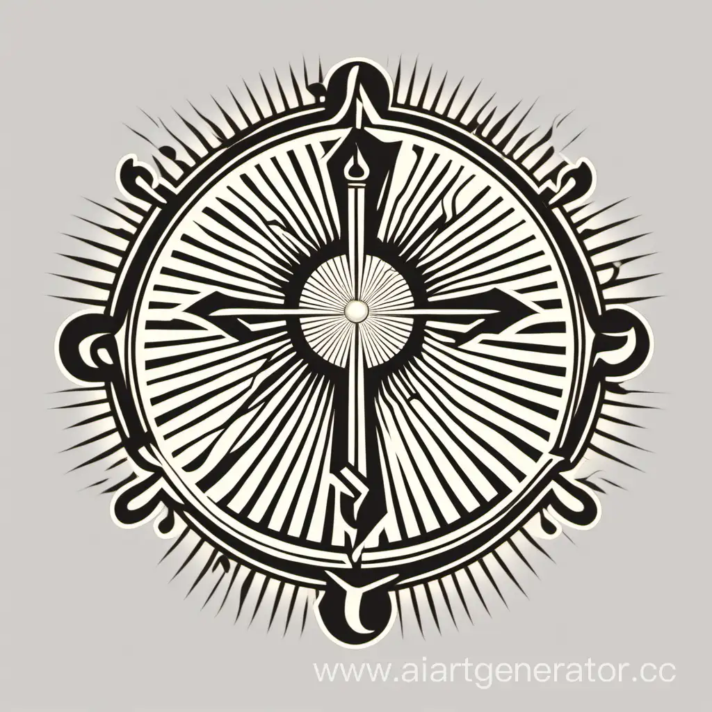 God-of-Knowledge-Logo-with-Radiant-Rays