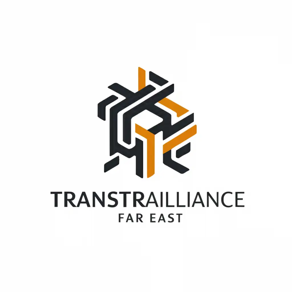 LOGO-Design-For-TransTradeAlliance-Far-East-Minimalistic-Rhombus-Square-Emblem