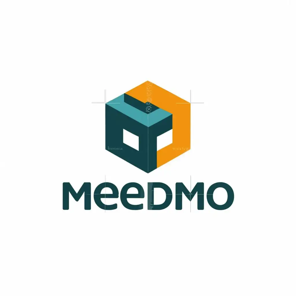 a logo design,with the text "MEEDMO", main symbol:Development,Minimalistic,be used in Nonprofit industry,clear background