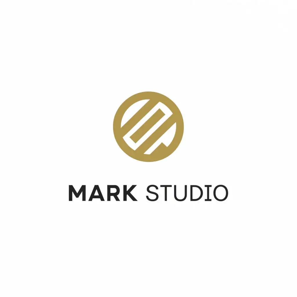 a logo design,with the text "MARK STUDIO", main symbol:circle, be used in Retail industry