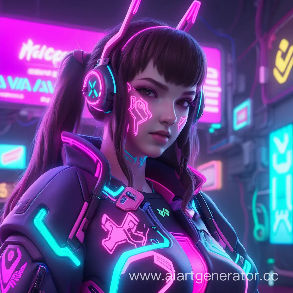 Futuristic-Cyberpunk-Neon-DVa-Character