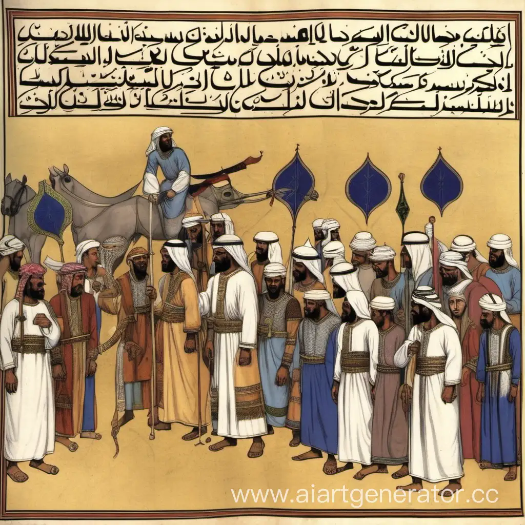Арабское племя в 13 веке