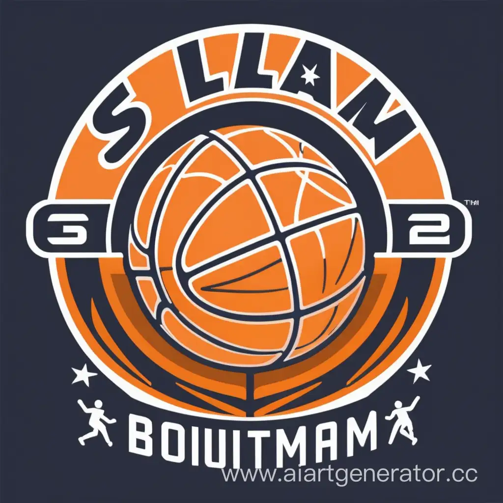 Логотип для SLAM BASKETBALL TOURNAMENT