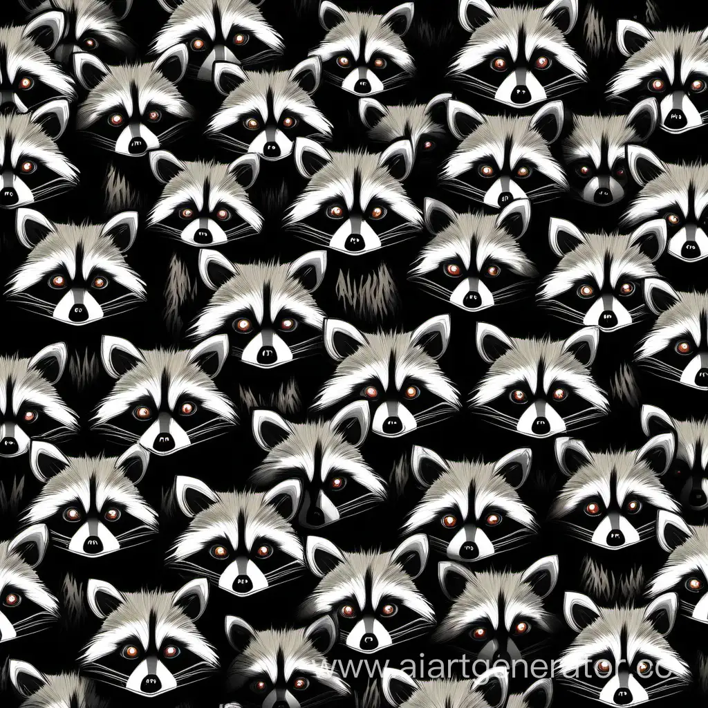Adorable-Raccoon-Gathering-Captivating-Your-Gaze