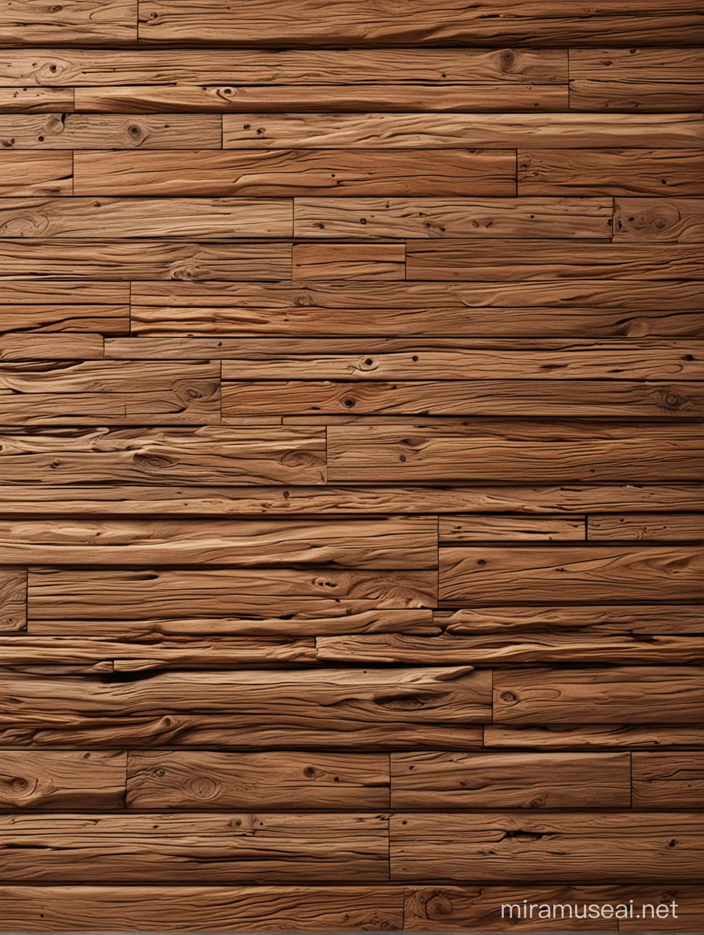 Realistic Wooden Wall Texture Background