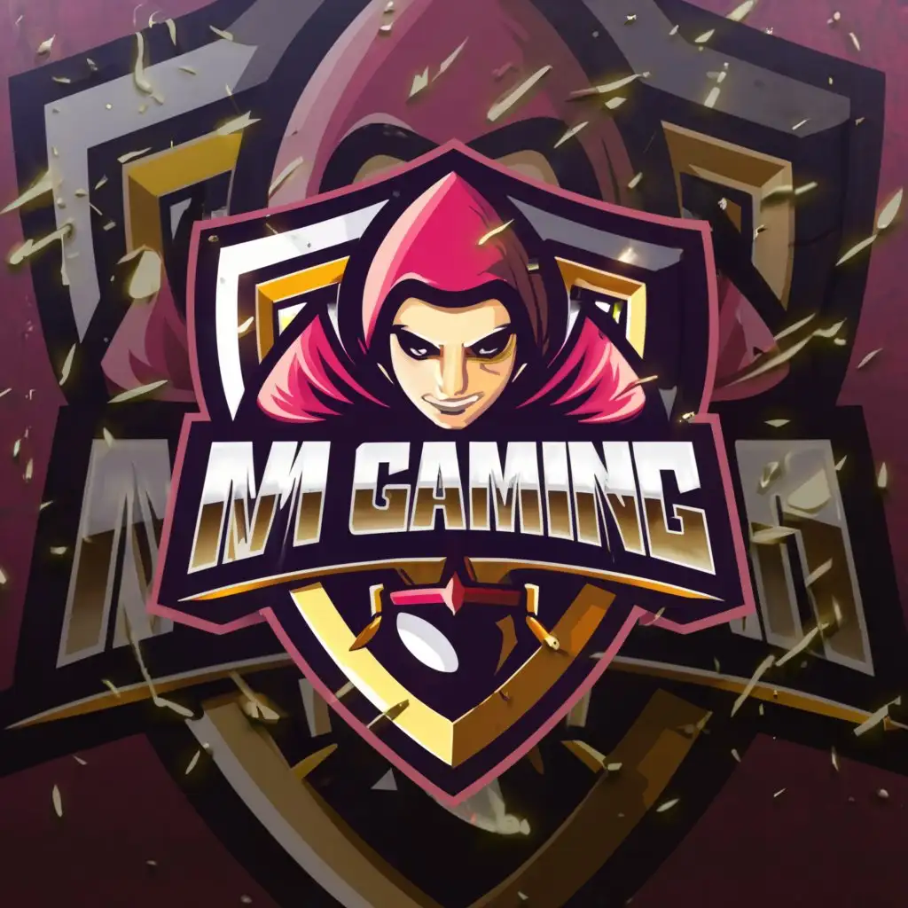 a logo design,with the text "MM Gaming", main symbol:GAMER,Moderate,be used in Technology industry,clear background