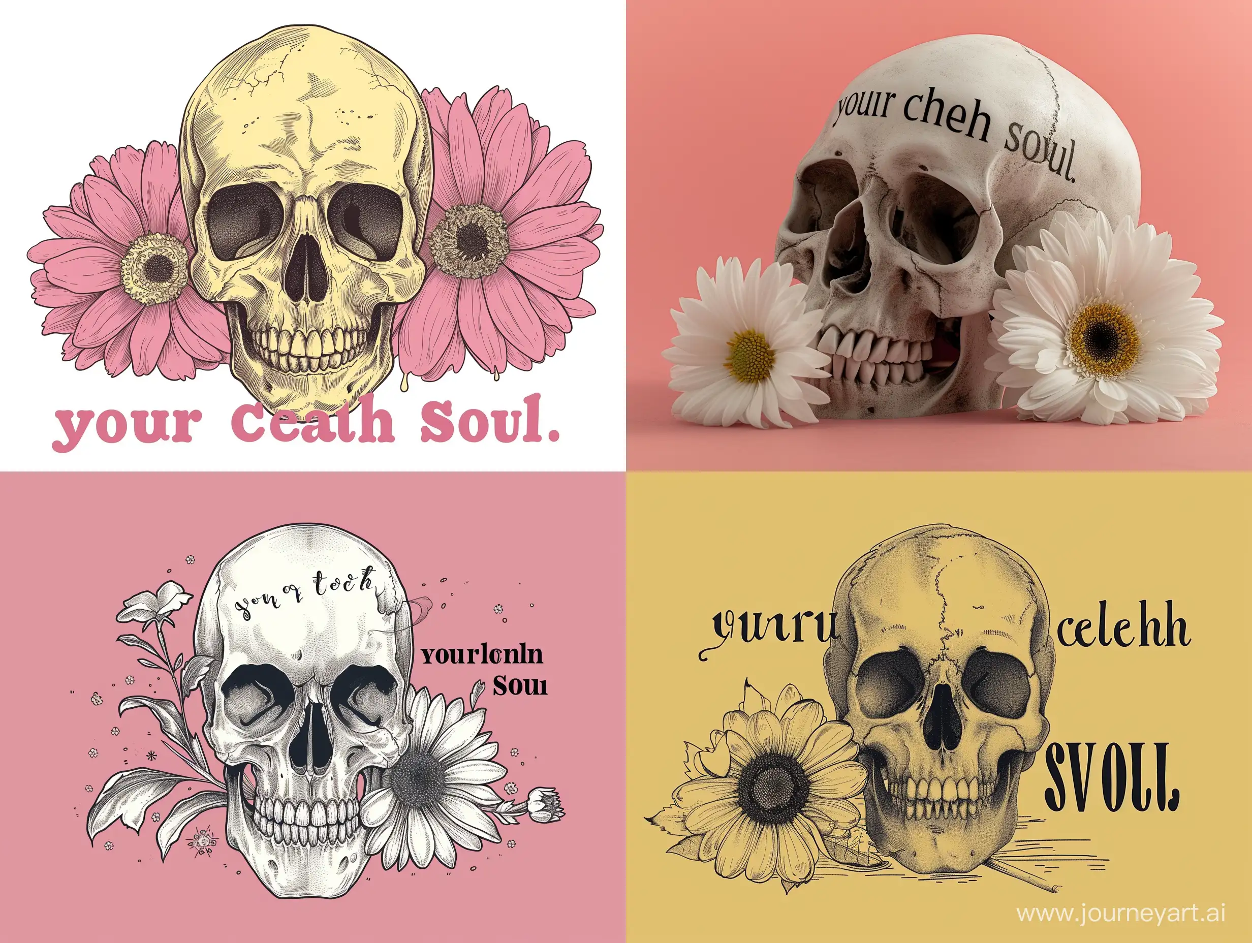 Artistic-Fusion-Blossoming-Soul-in-a-Giant-Skull