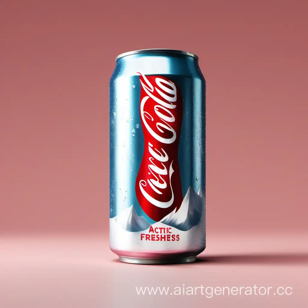 Arctic-Freshness-CocaCola-Soda-Can-Refreshing-Beverage