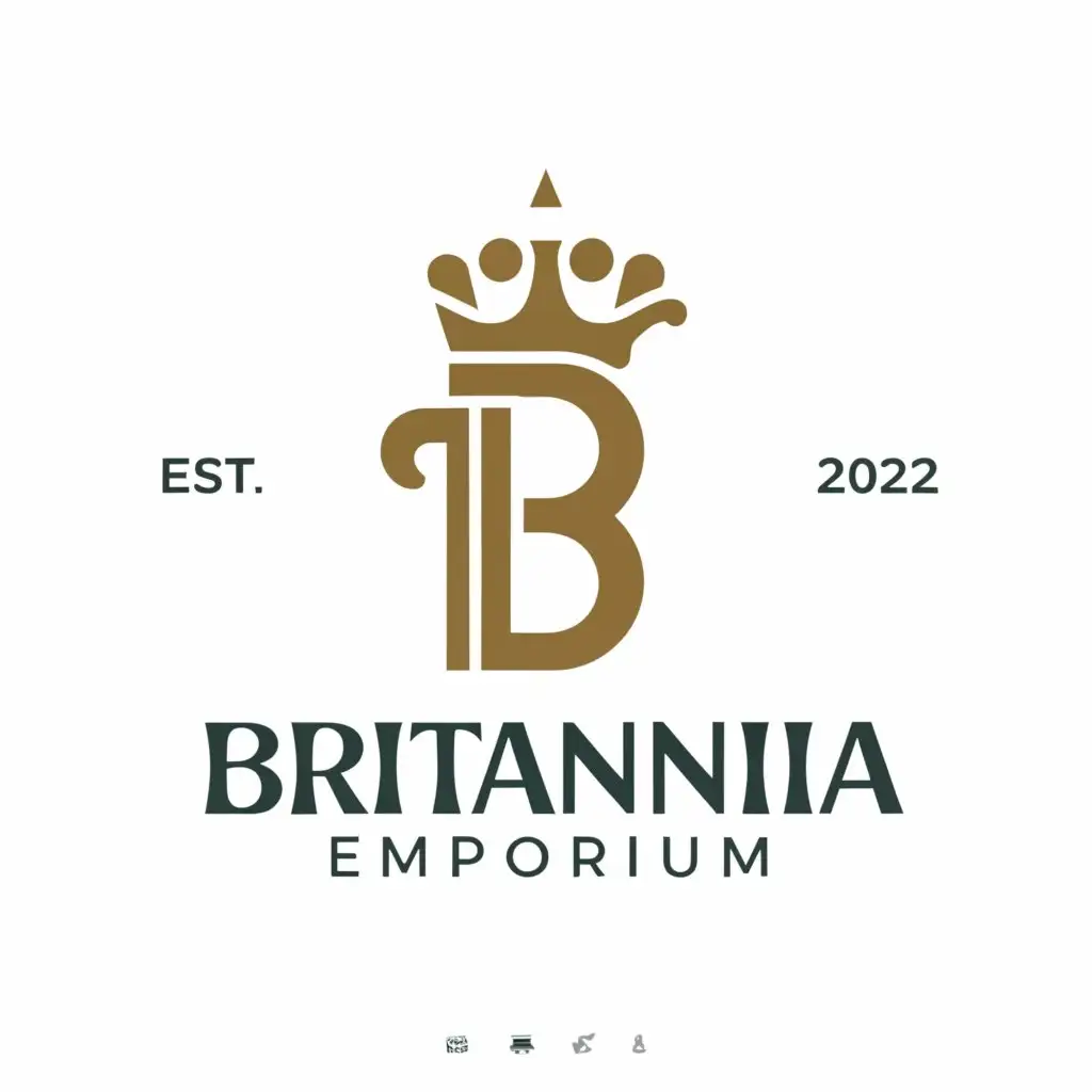a logo design,with the text "Britannia Emporium", main symbol:It is an online general retail store,Moderate,be used in Retail industry,clear background