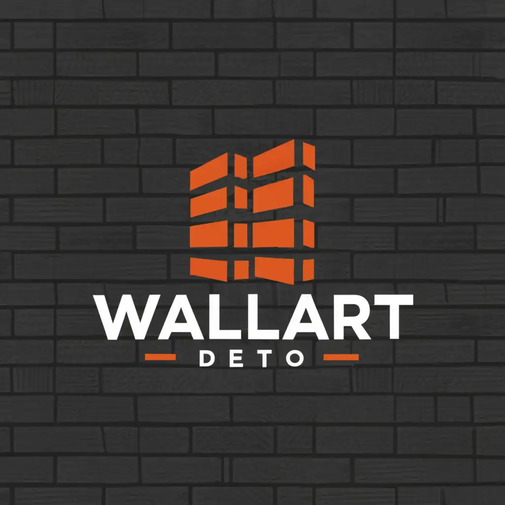 a logo design,with the text "WallArt Depot", main symbol:WallArt Depot,Moderate,be used in Entertainment industry,clear background