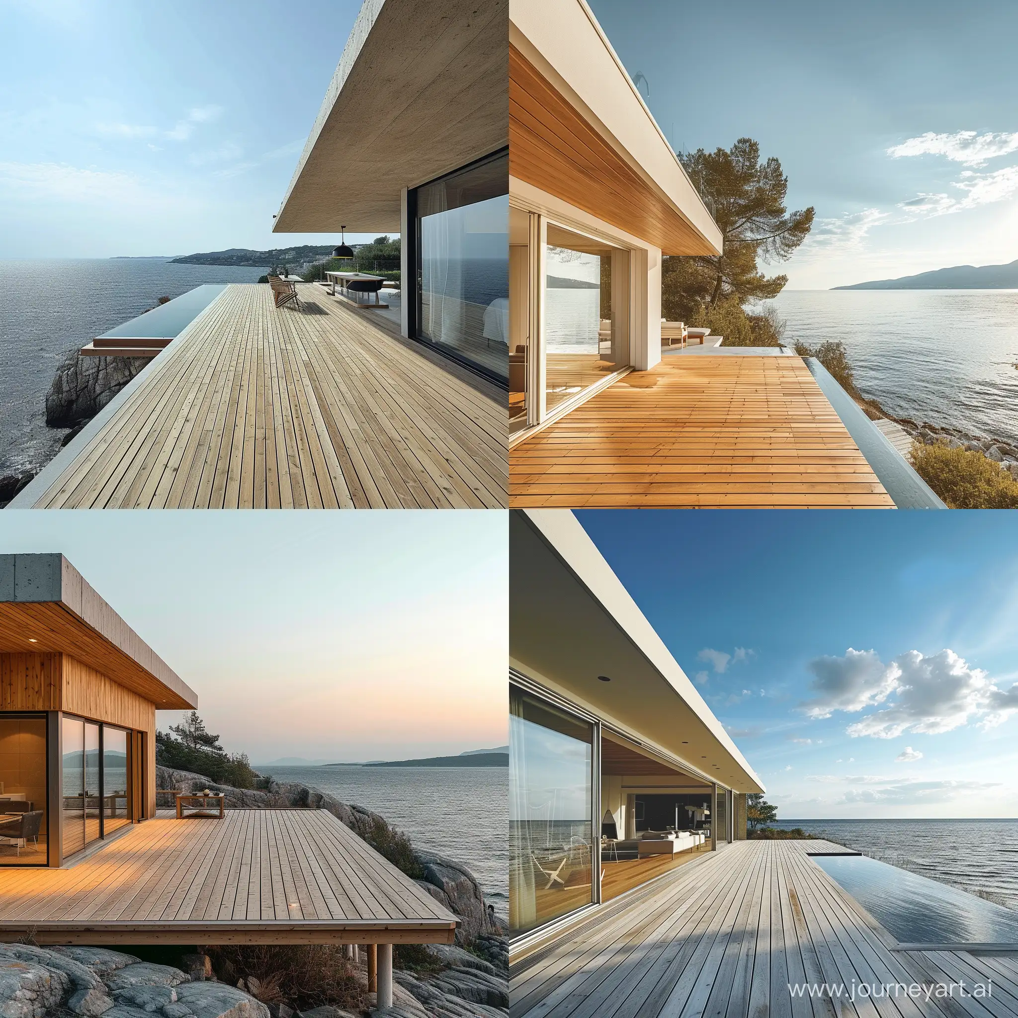 Seaside-Serenity-Wooden-Deck-Facing-the-Sea
