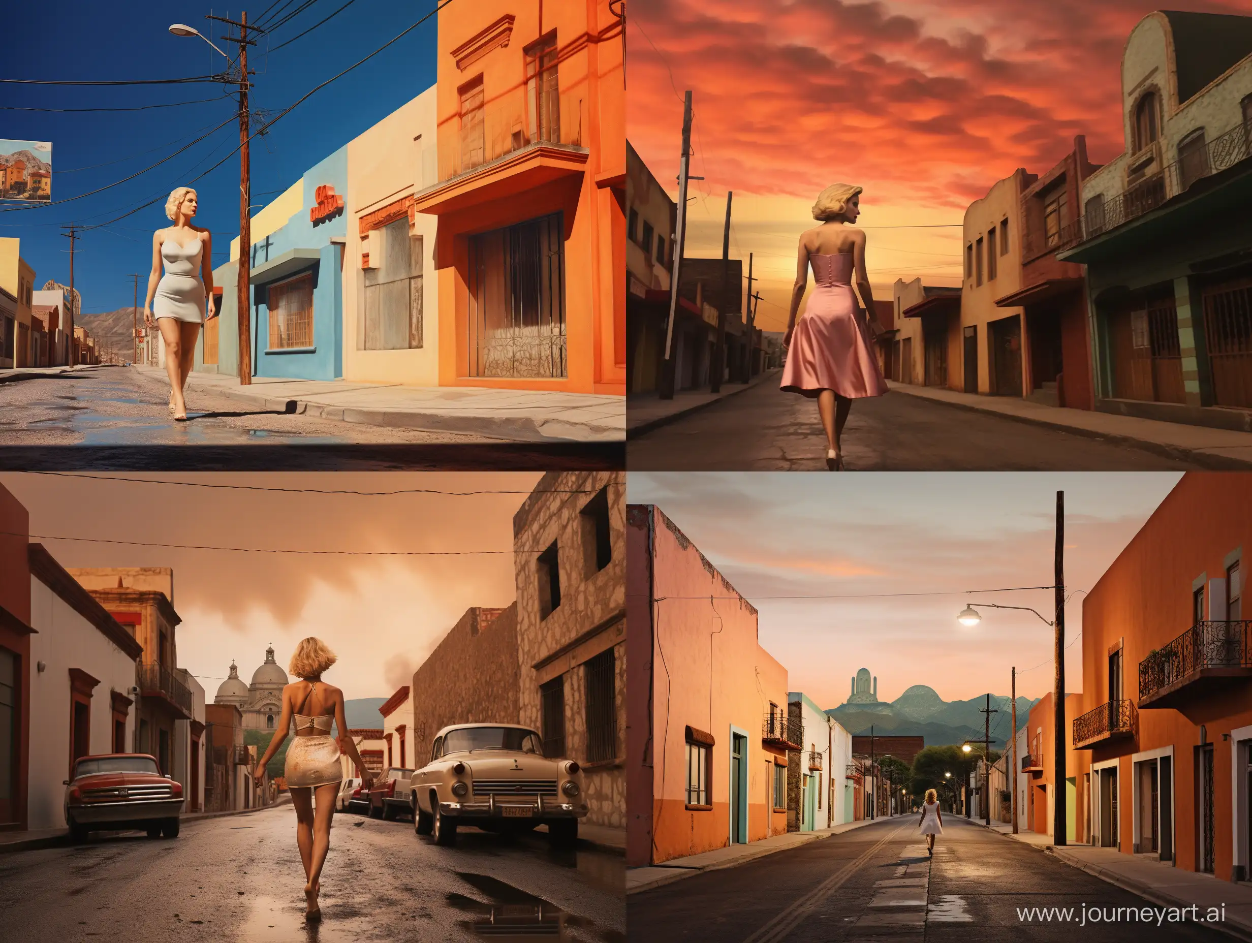Marilyn-Monroe-Strolling-the-Historic-Streets-of-Queretaro-at-Dawn