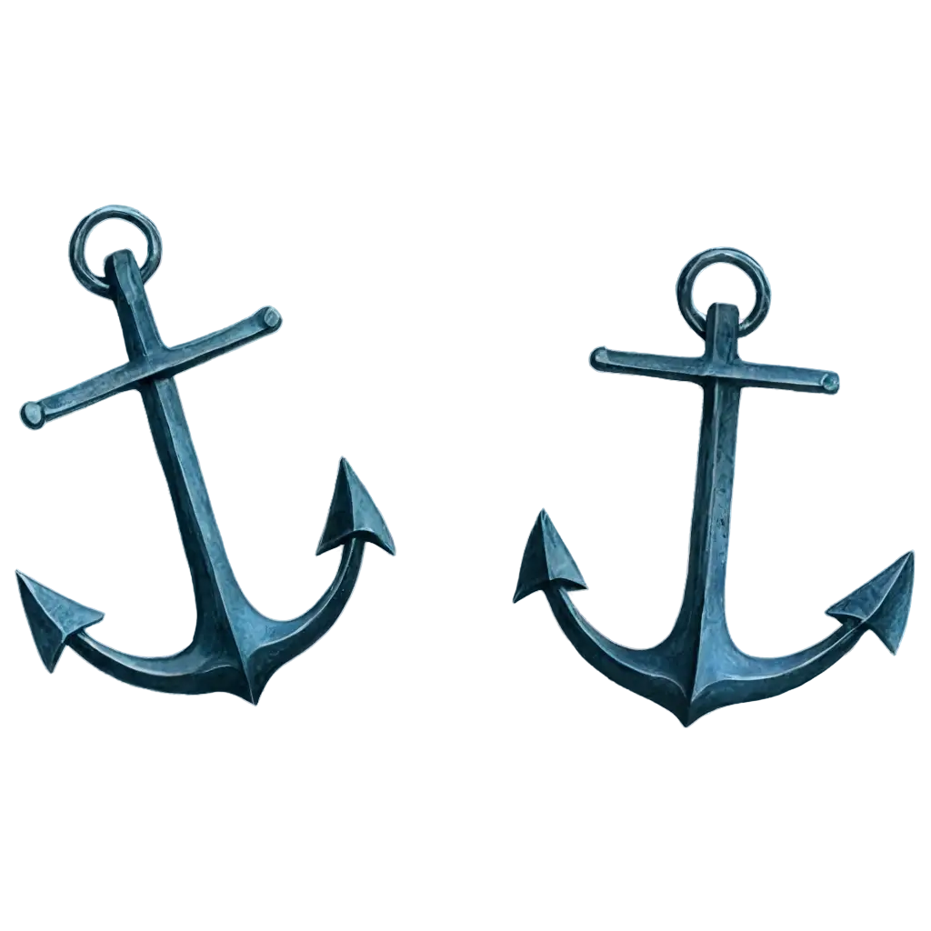 Mastering-the-Waves-HighResolution-PNG-Image-of-a-Nautical-Anchor