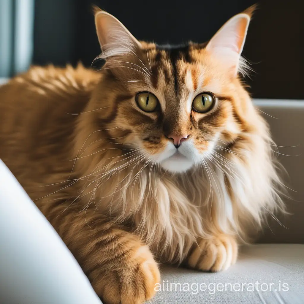 Adorable-Domestic-Cat-Relaxing-in-Sunlight