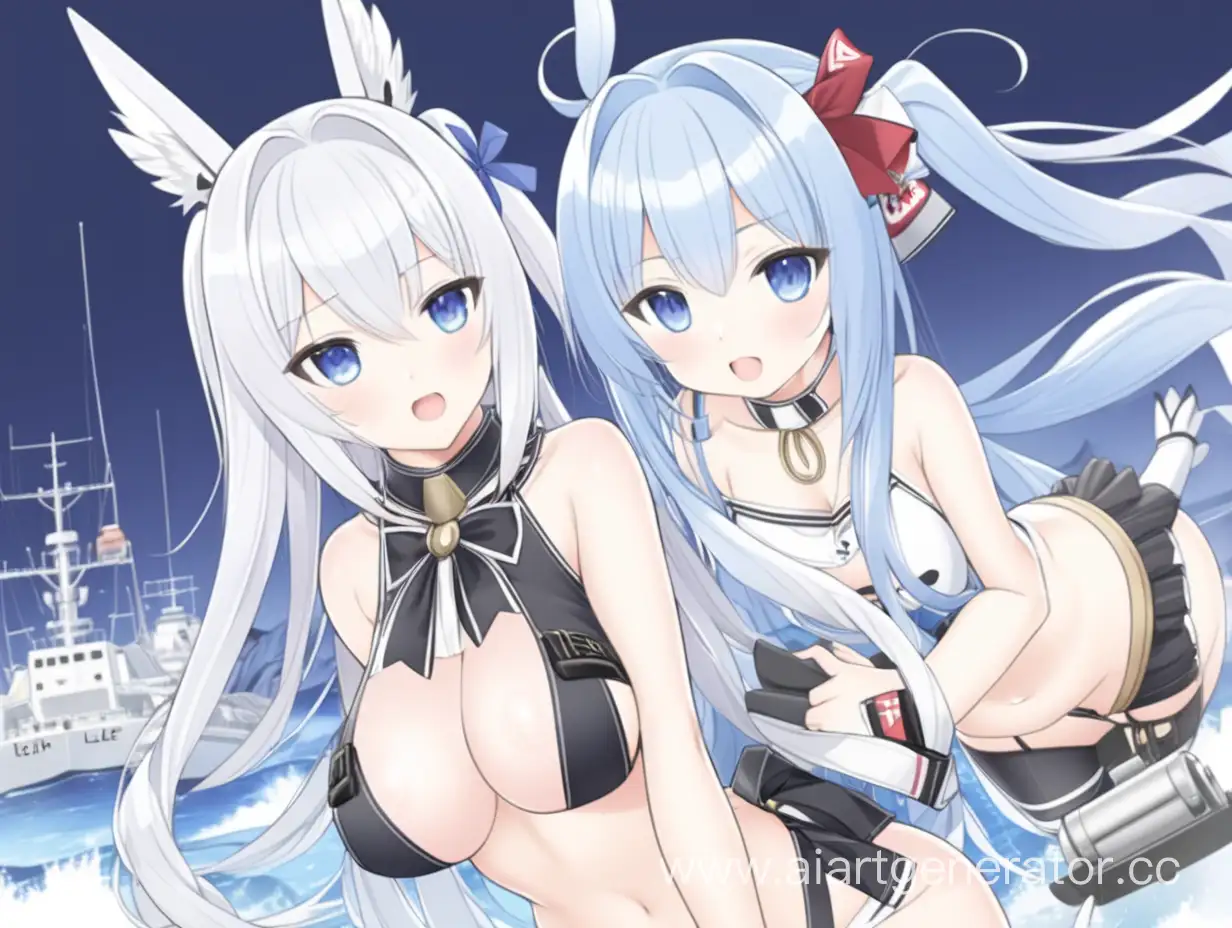 Sultry-Azur-Lane-Anime-Girls-in-Sensual-Scenes