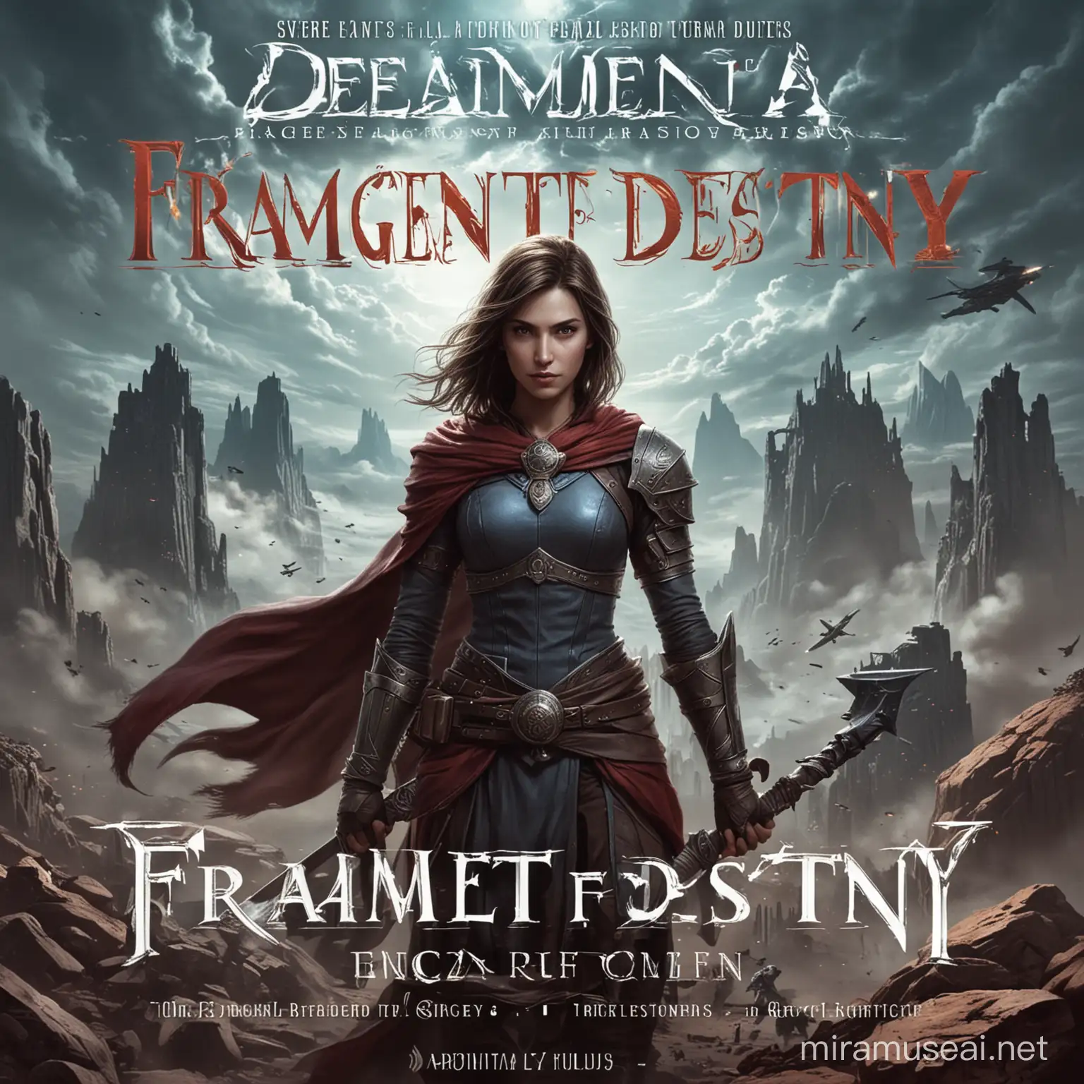 image for book cover named ( fragment of destiny )