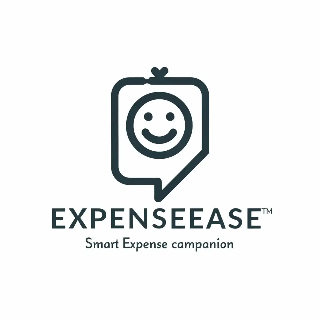 a logo design,with the text "ExpenseEase", main symbol:"Your Smart Expense Companion.",Moderate,clear background