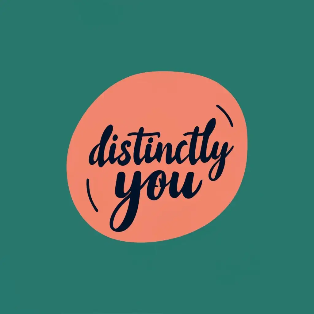 logo, Home, with the text "Distinctly you", typography, be used in Home Family industry