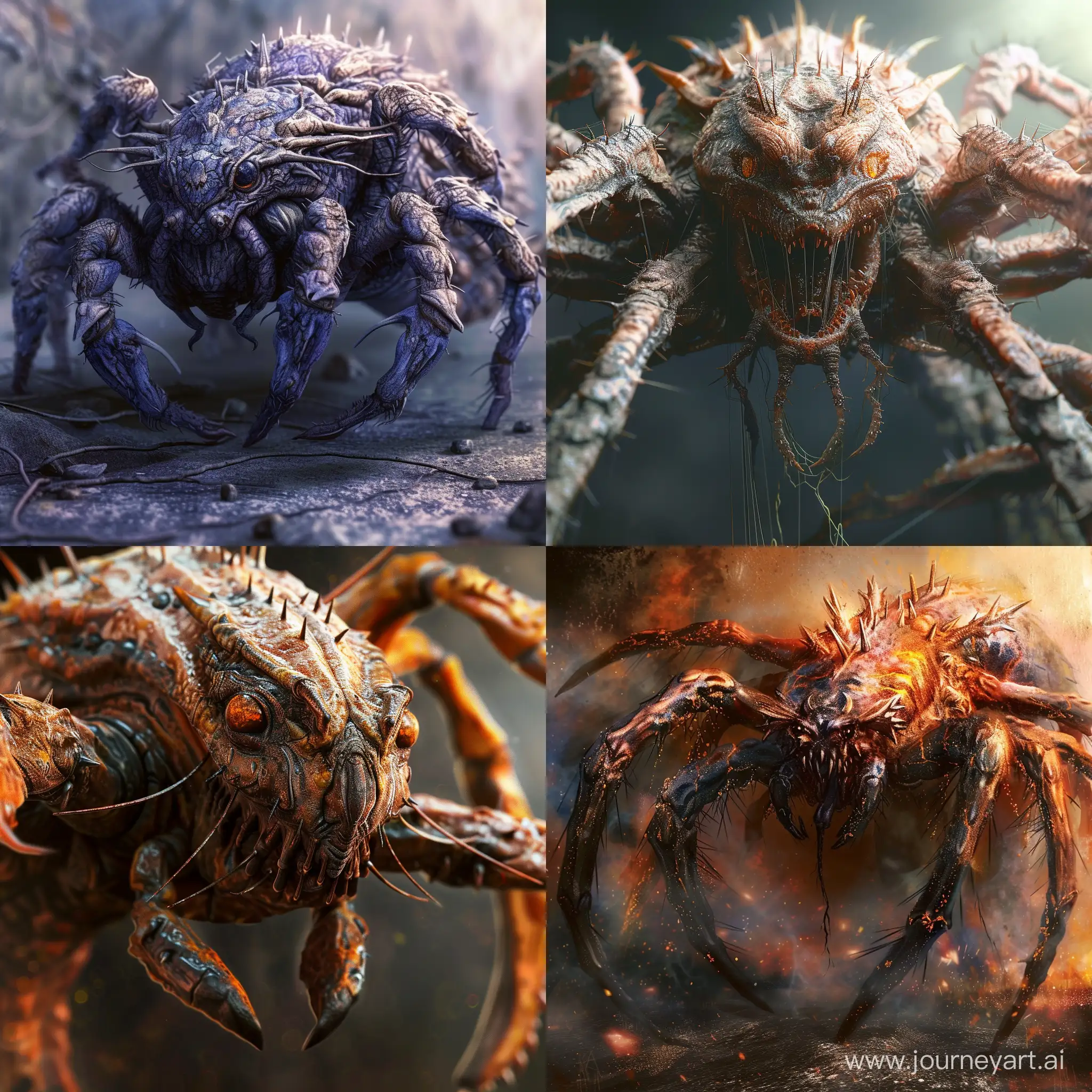 Macro-Realistic-Majestic-Arachnid-Dragon-Digital-Art