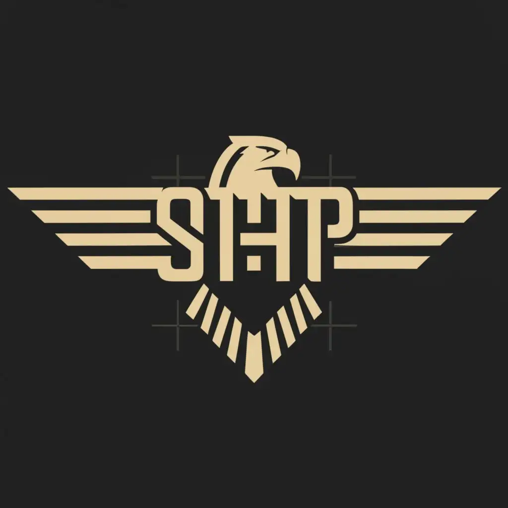 a logo design,with the text "SHP", main symbol:Eagle,complex,be used in Nonprofit industry,clear 
