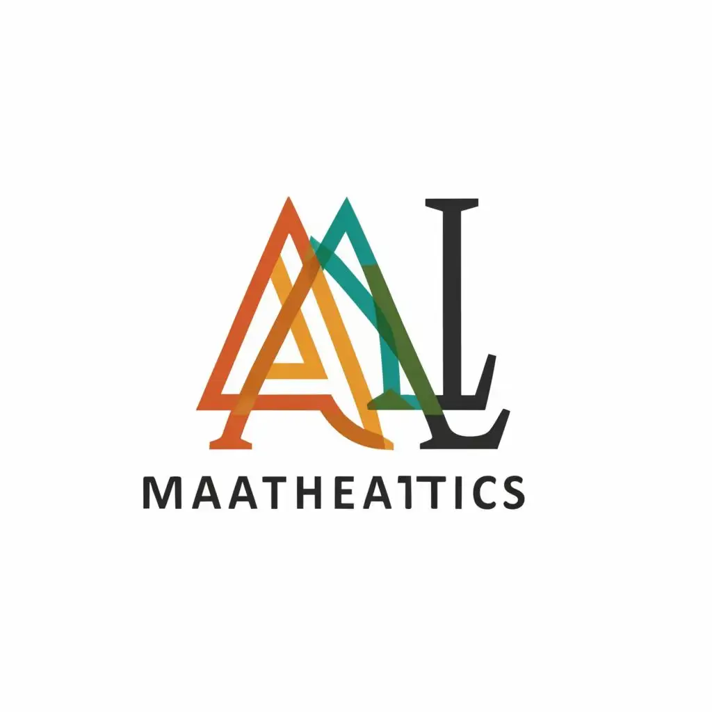 logo, Learning, with the text "A/L Mathematics", typography, be used in Internet industry