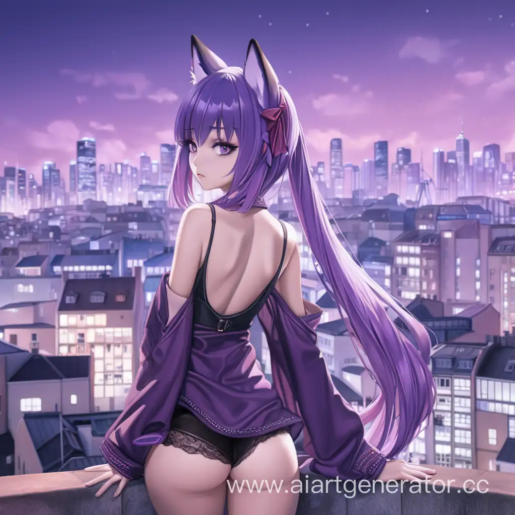 Aesthetic-Anime-Fox-Girl-in-AmikiriLand-City-Style