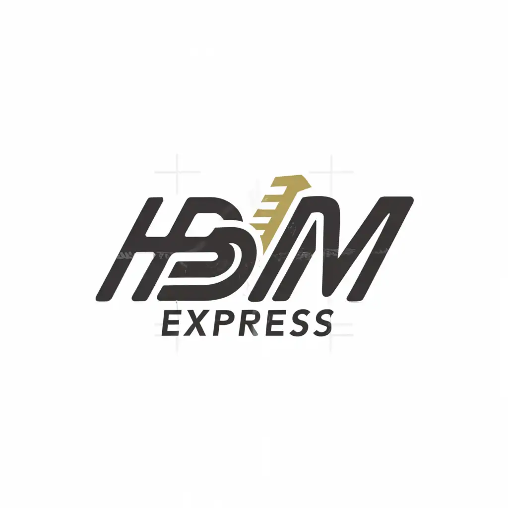 a logo design,with the text "H B M Express", main symbol:H B M Express,Moderate,be used in Education industry,clear background