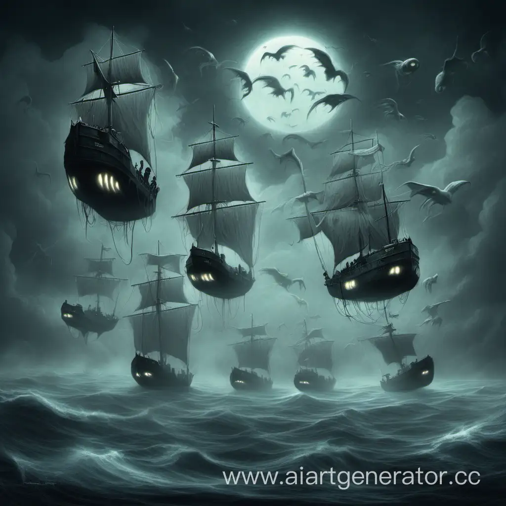 Ethereal-Fleet-of-Ghosts-Gliding-through-Misty-Night-Skies